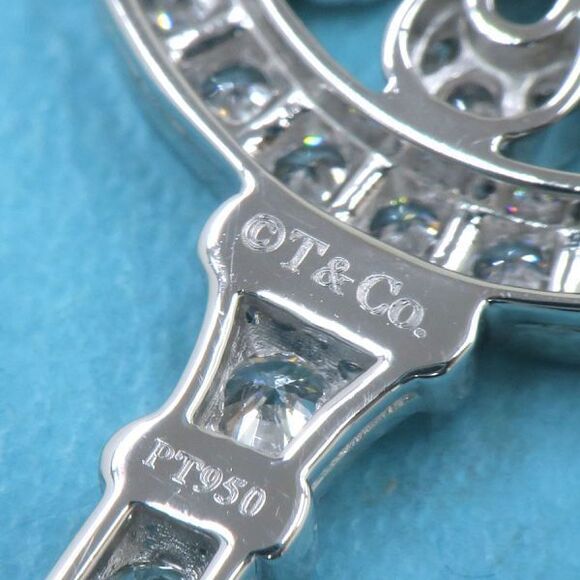 Tiffany & Co Petal Key Charm Diamond Necklace [] - Picture 6 of 7